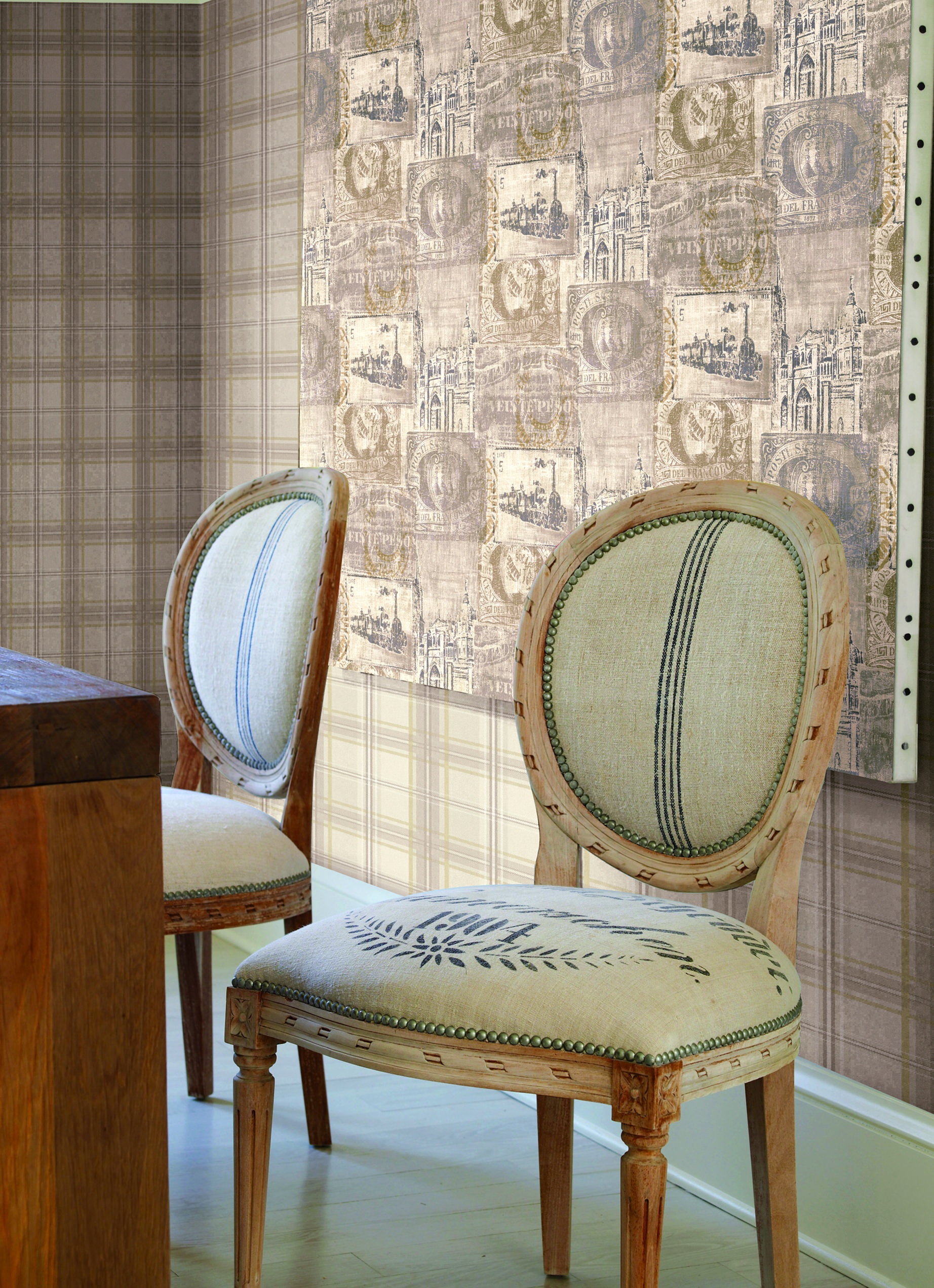 New Regents Park Collection from Wallquest Features VintageStyle